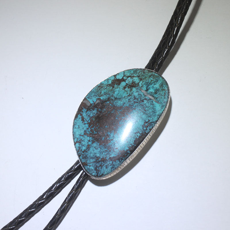 Chinese Turquoise Bolo by Robin Tsosie