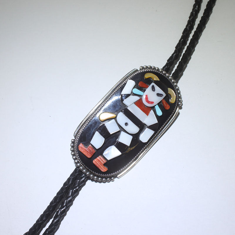 Inlay bolo tie by Zuni