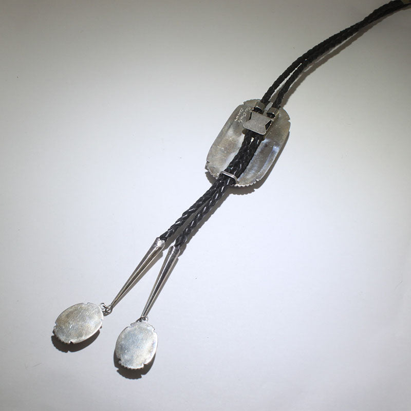 Inlay bolo tie by Zuni