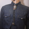 Inlay bolo tie by Zuni