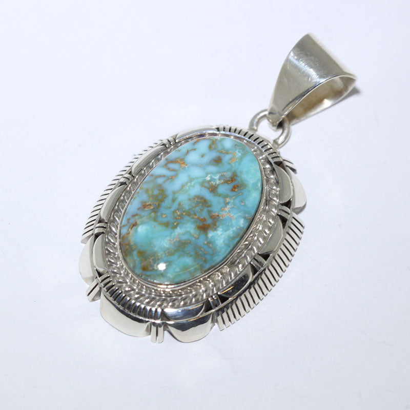 【DRY CREEK sterling刻印】ドライクリークターコイズ Dry Creek Silver Pendant – Gallup Trading