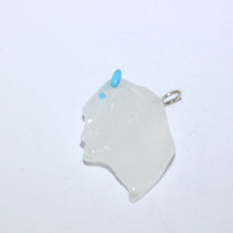 Buffalo pendant by Zuni