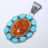 Sterling silver cluster pendant by Fred Peters