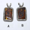 Amber Pendant by Robin Tsosie