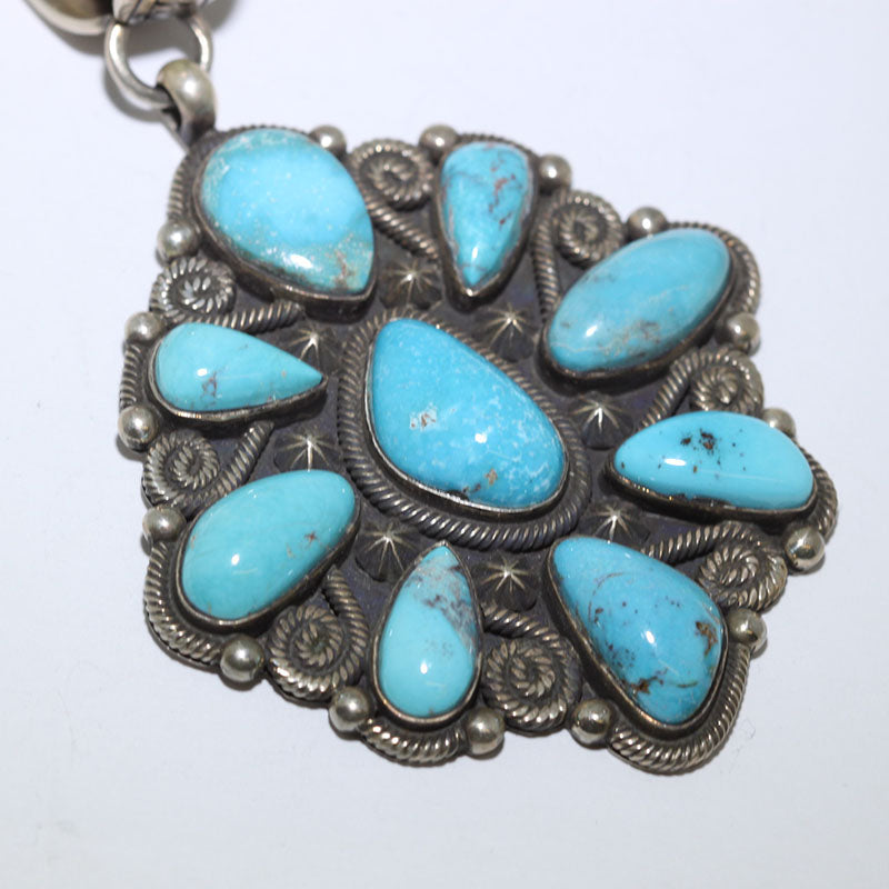 Sterling silver cluster pendant by Terry Martinez