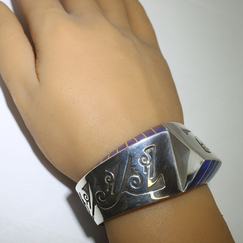 Inlay Bracelet by Lonn Parker 5-7/8"