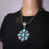 Sterling silver cluster pendant by Terry Martinez