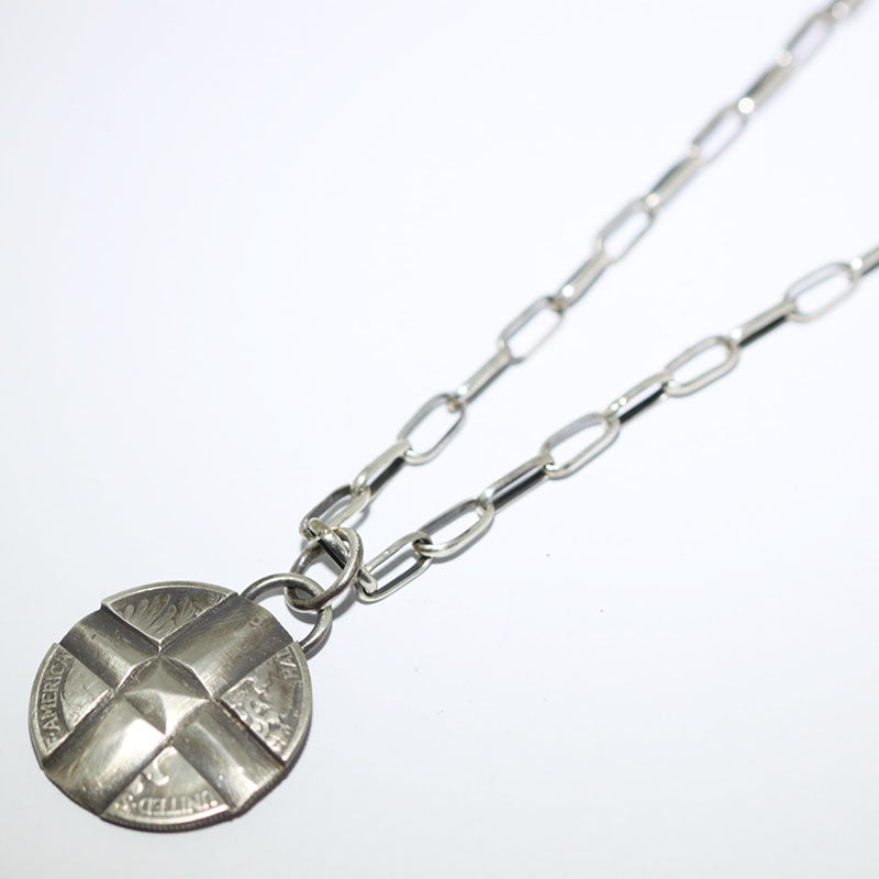 Silver Chain with Concho
