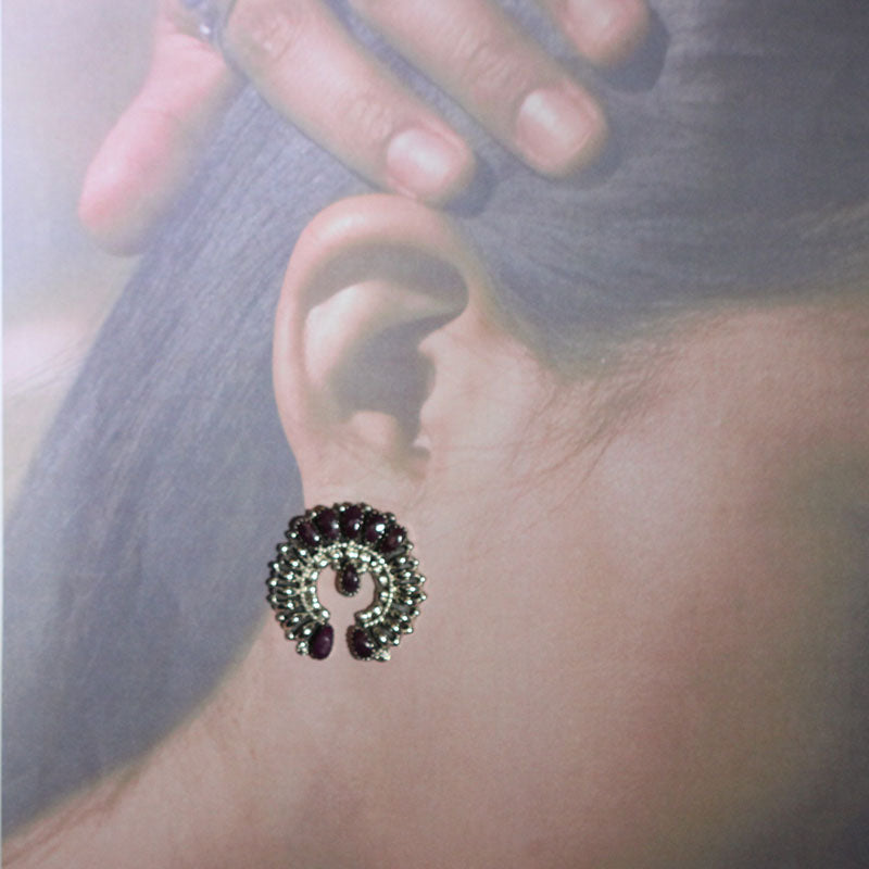 Naja Cluster Earring by Zeita Begay