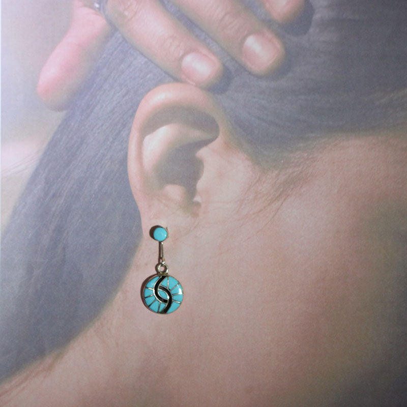 Friendship Inlay Earring by Amy Wesley