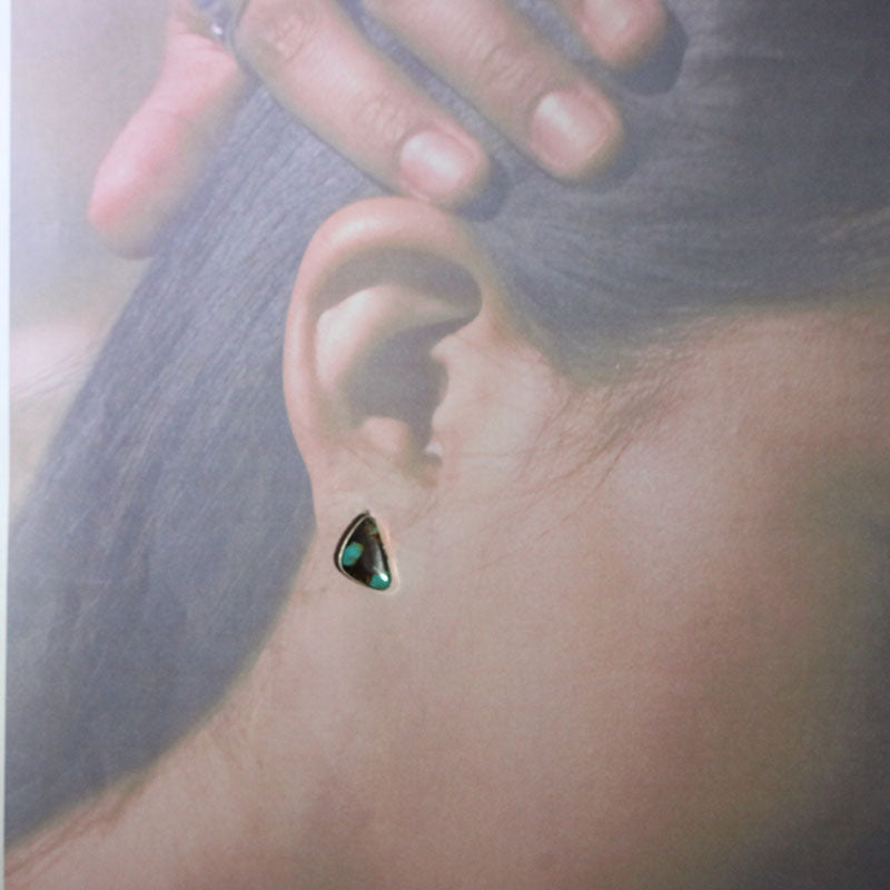 Stabilized Chinese Turquoise Post