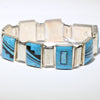 Inlay link bracelet by Stone Weaver 6-3/4"