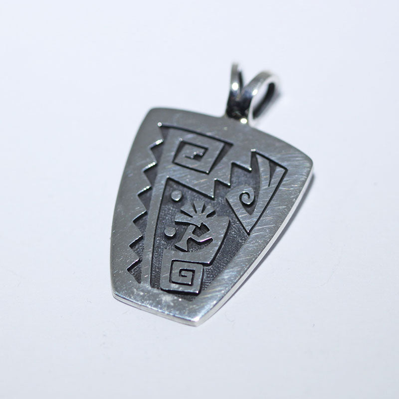 Hopi Pendant by Gary and Elsie Yoyoki