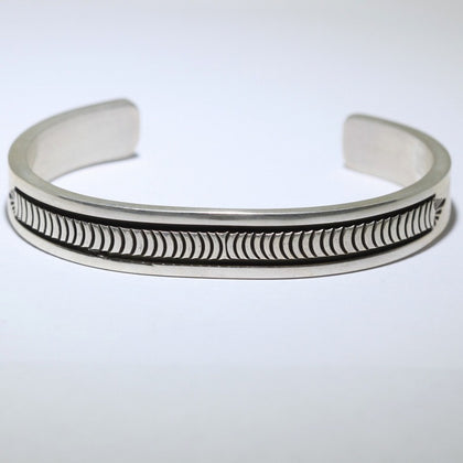 Silver Bracelet by Bruce Morgan 5-1/2inch