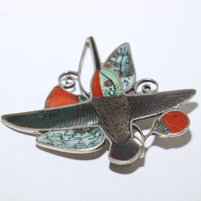 Inlay Pendant by Harland & Monica Coonsis