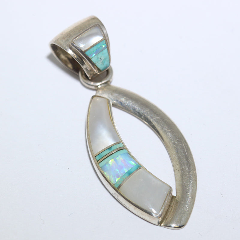 Inlay Pendant Set by Stone Weaver