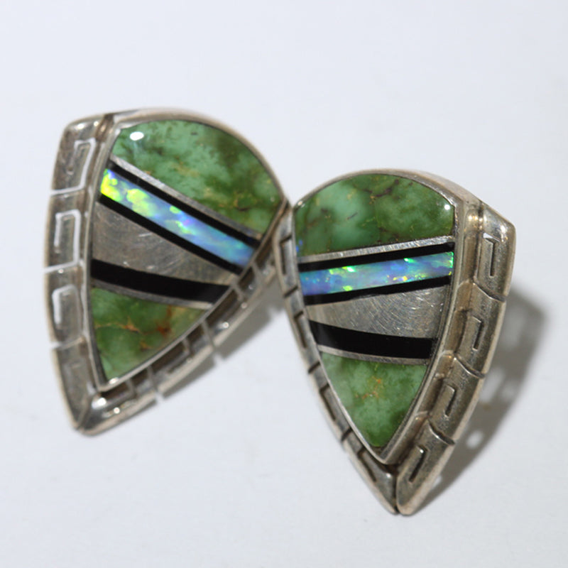 Stone Weaver Pendant and Earring Set