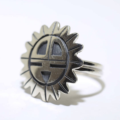 Silver Ring by Pat Tewawina- 6