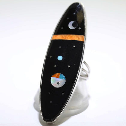 Inlay Ring by Navajo- 8