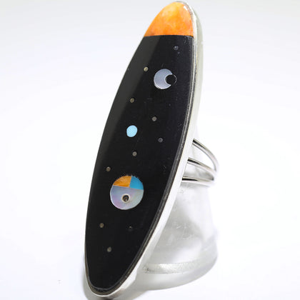 Inlay Ring by Navajo- 7