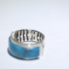 Inlay Ring by Stewart Yellowhorse-10.5