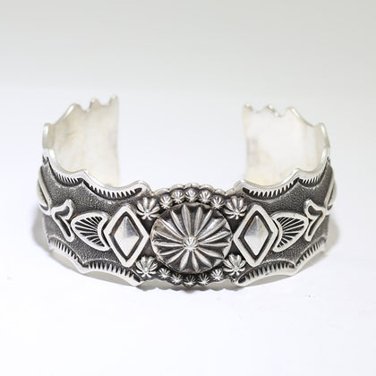 Silver Bracelet by Thomas Jim 5-1/2