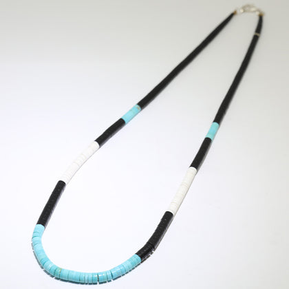 Heishi Necklace by Calvin Lovato