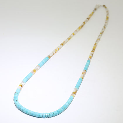 Heishi Necklace by Calvin Lovato