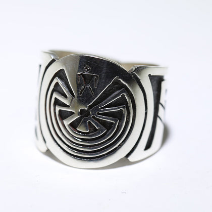 Silver Ring by Pat Tewawina- 9