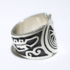 Silver Ring by Pat Tewawina- 9