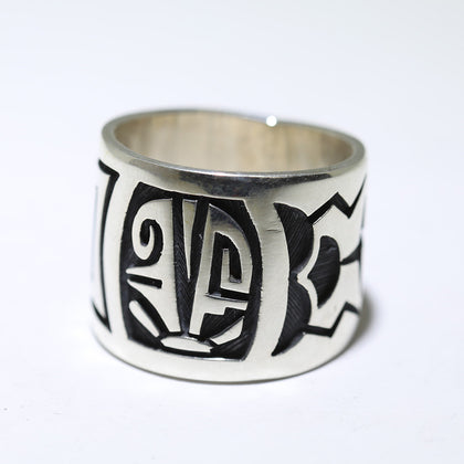 Silver Ring by Ruben Saufkie- 10
