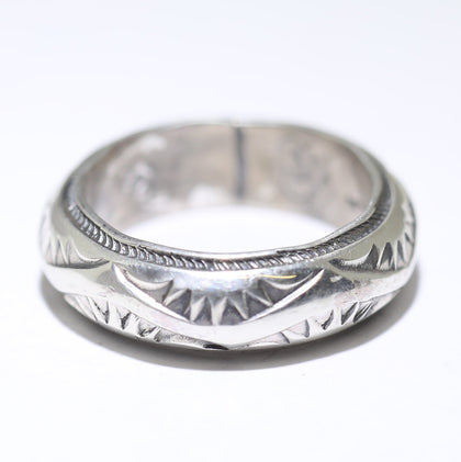 Silver Ring by Arnold Goodluck- 8.5