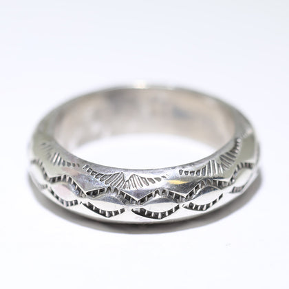 Silver Ring by Arnold Goodluck- 10
