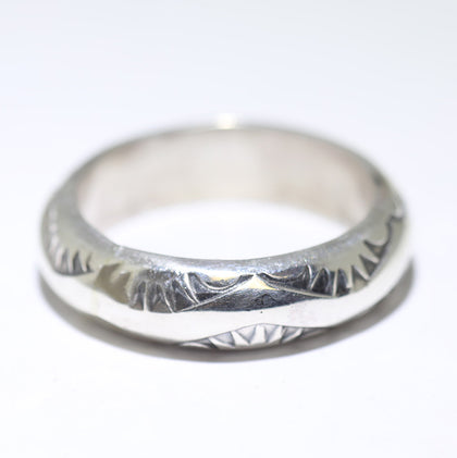 Silver Ring by Arnold Goodluck- 11.5