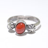 Coral Ring by Robin Tsosie- 7.5