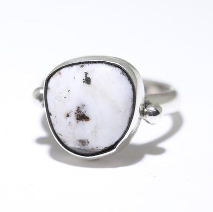 White Buffalo Ring by Robin Tsosie- 5