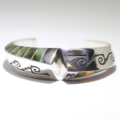 Inlay Bracelet by Lonn Parker 5-3/4