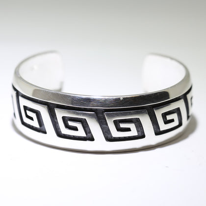 Silver Bracelet by Hopi 5-3/4