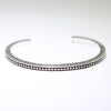 Silver Bracelet by Lyle Secatero 5-3/4"