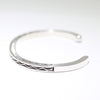 Silver Bracelet by Lyle Secatero 5"