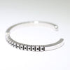 Silver Bracelet by Lyle Secatero 5-1/4"