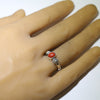 Coral Ring by Robin Tsosie- 7.5