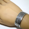 Silver Bracelet by Pat Tewawina 5-3/4"