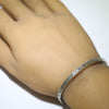 Silver Bracelet by Lyle Secatero 5-1/4"
