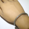 Silver Bracelet by Lyle Secatero 5-3/4"