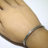 Silver Bracelet by Lyle Secatero 5"