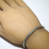 Silver Bracelet by Lyle Secatero 5-1/4"