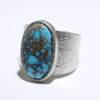 Lone Mtn Ring by Lee Begay- 7.5