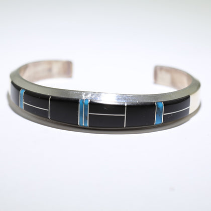 Inlay Bracelet by Wayne Muskett 5-1/4