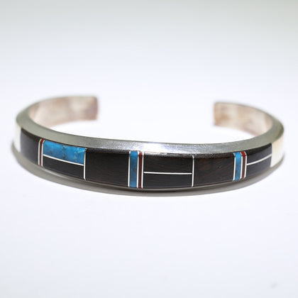 Inlay Bracelet by Wayne Muskett 5-1/4